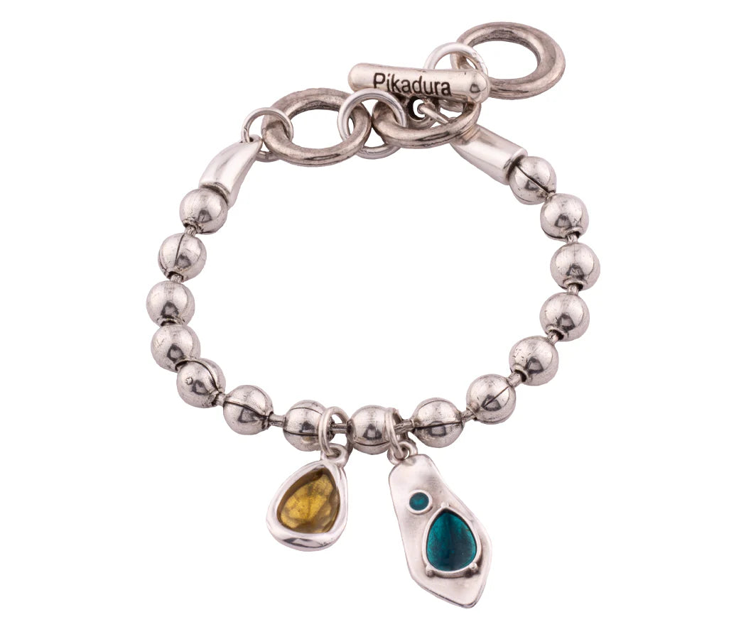 Hand-fired enamel Bracelet- P456