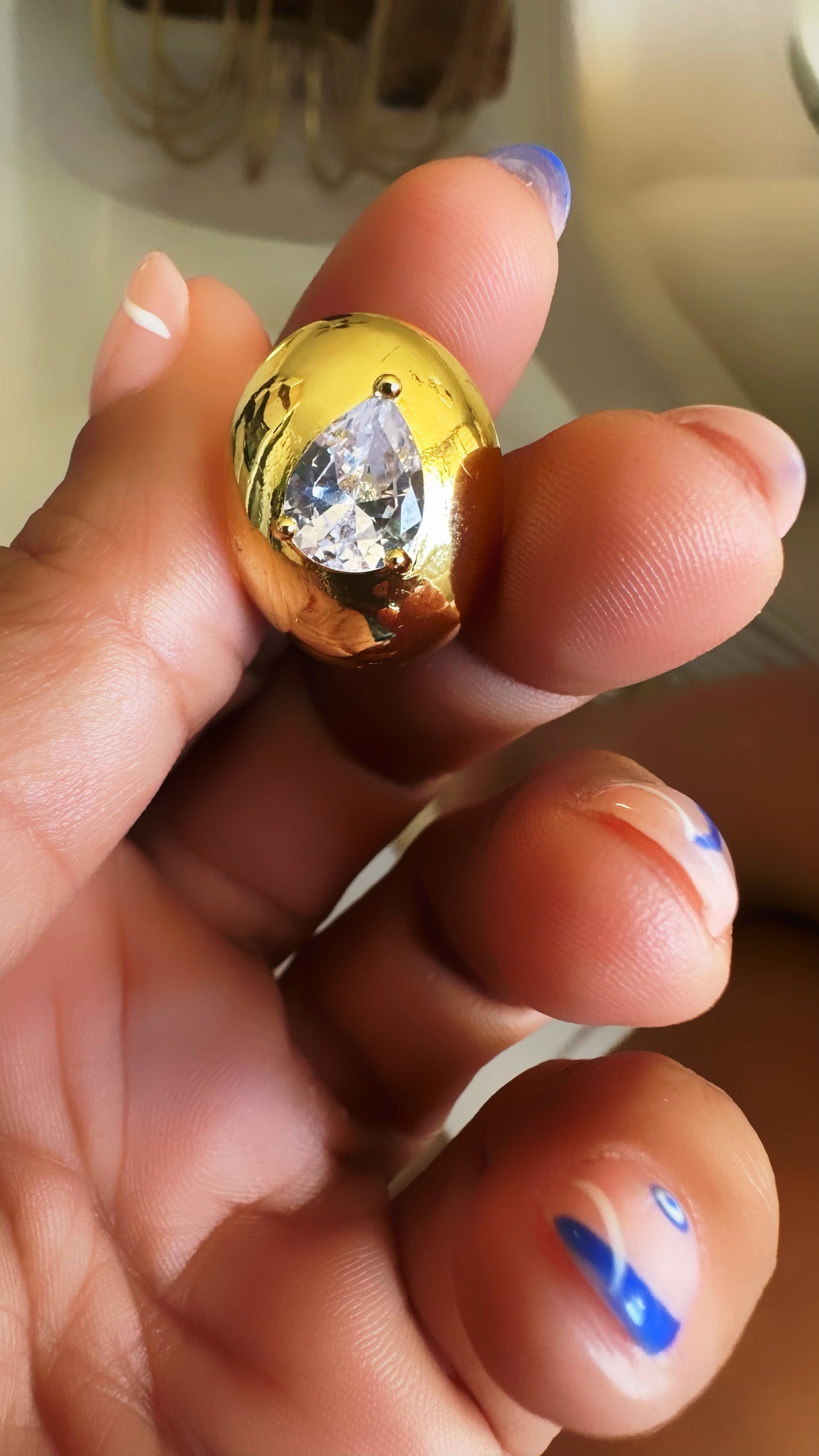 Diamanté Chunky Steel Hoops- S243