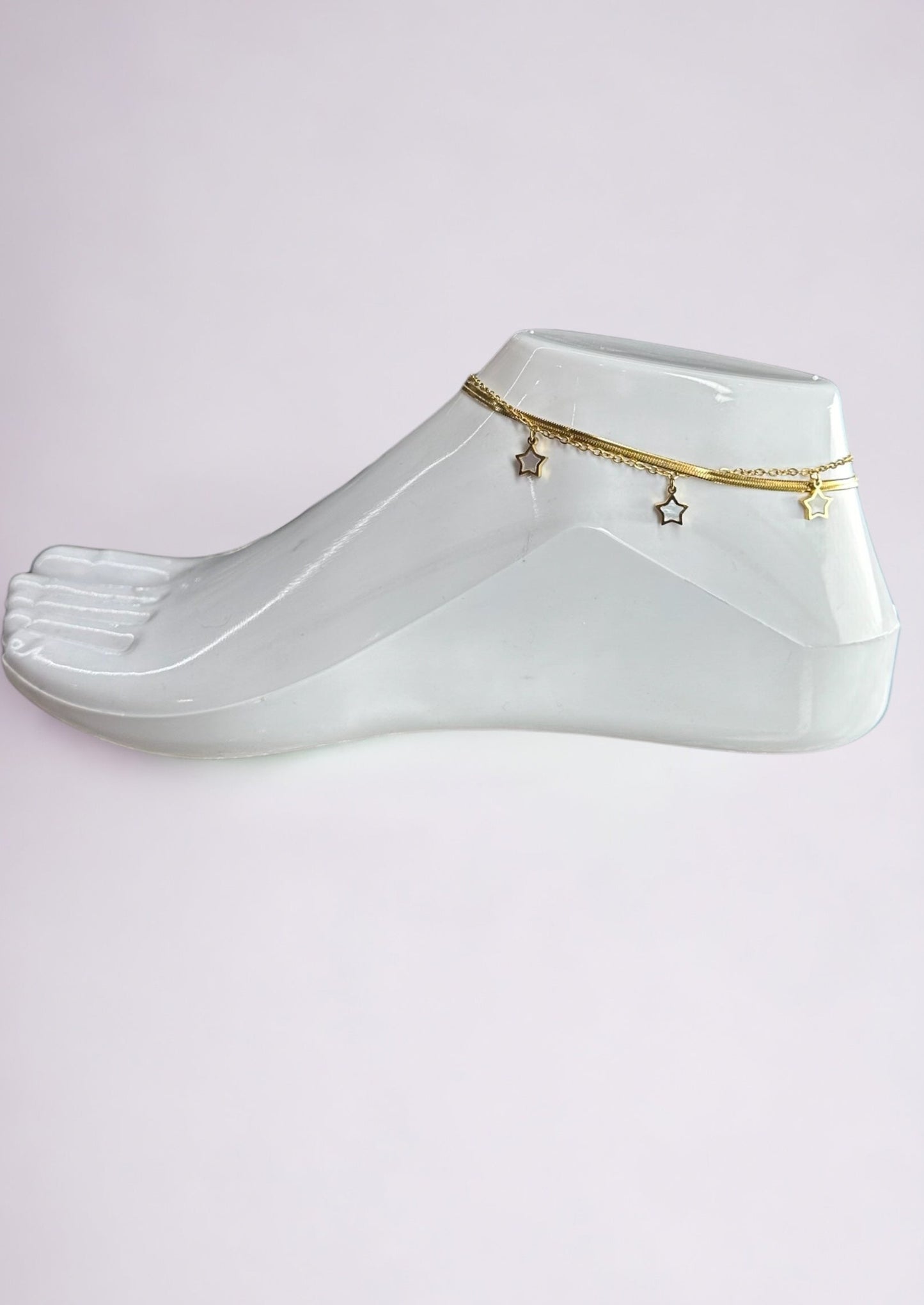 Layers Stars Anklet- S1621