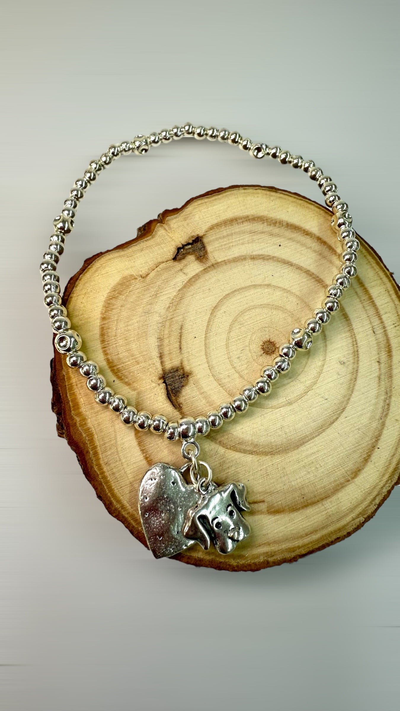 Dog and Heart Bracelets-M25