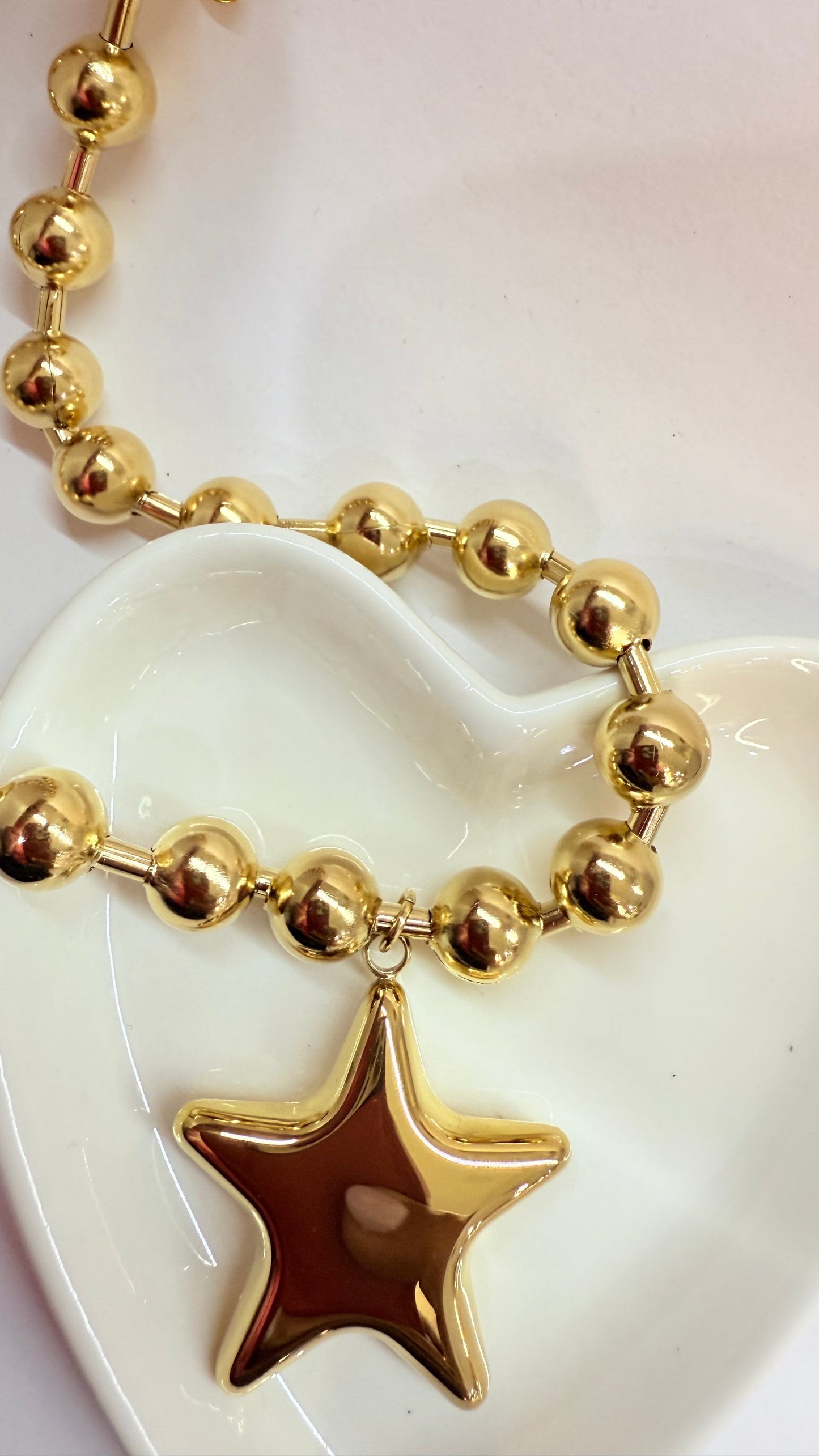 Chunky Star Necklace- S521