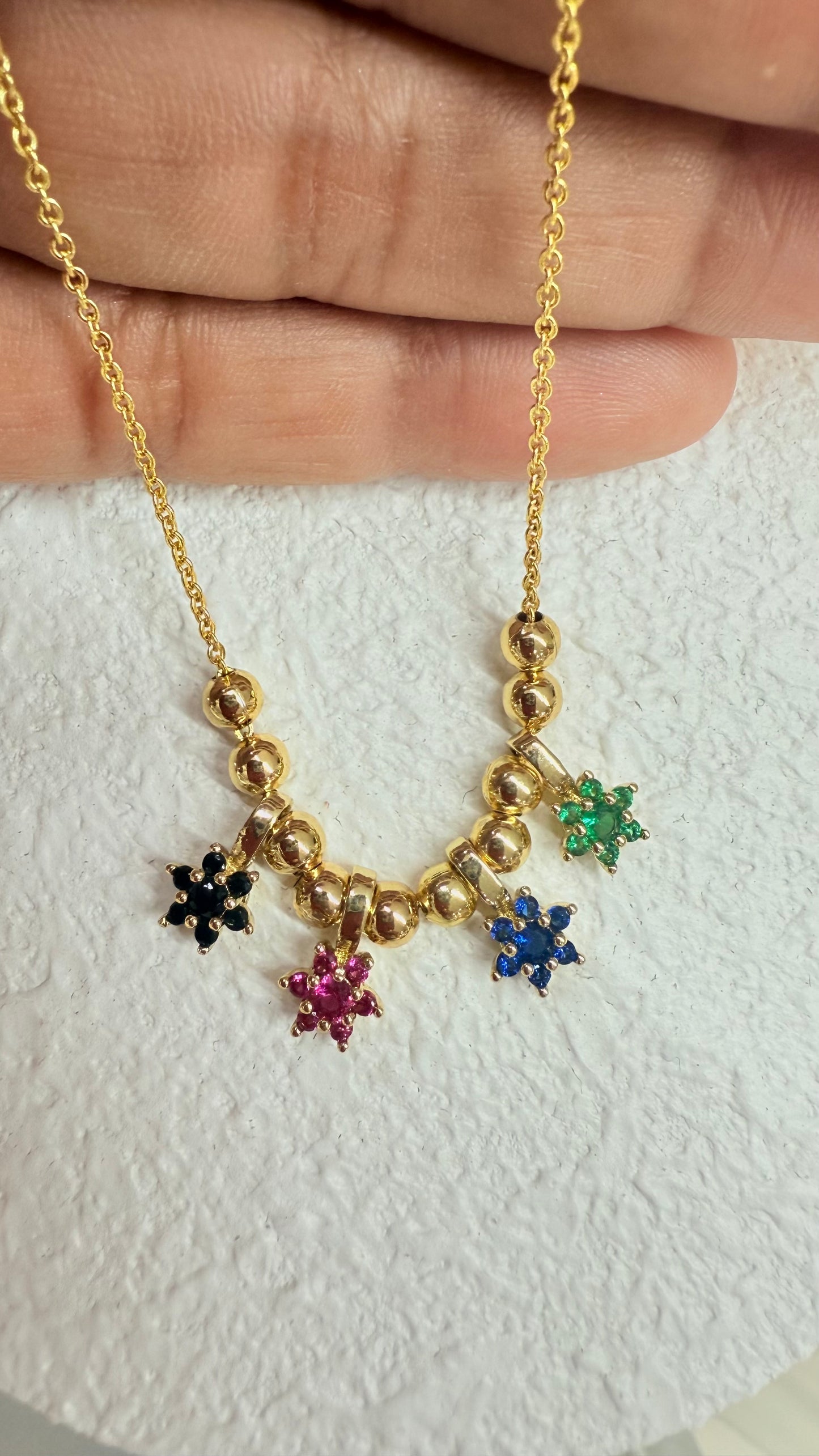 Flowers Necklace- G10