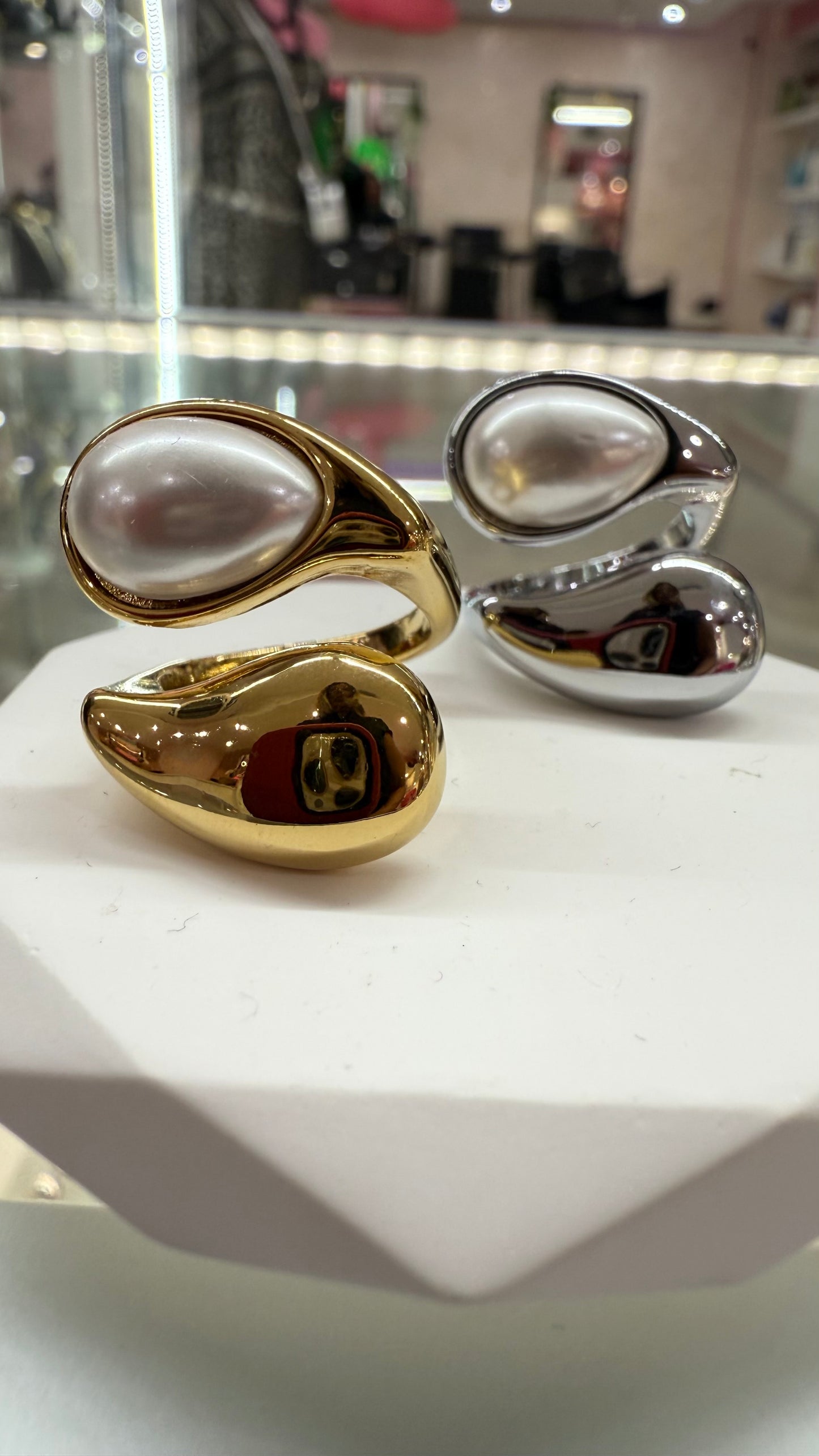Drops steel Rings- S096