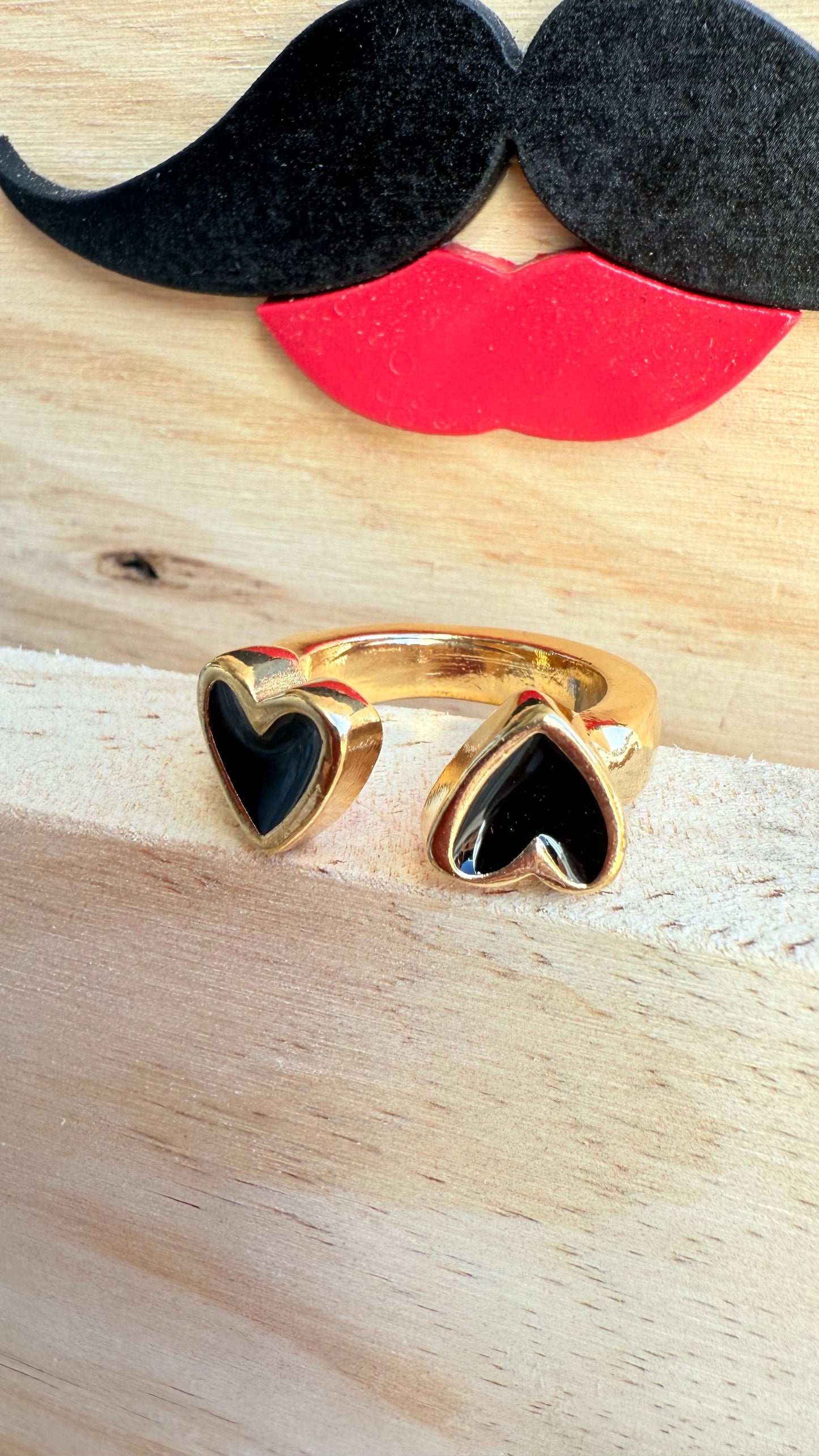 Double Hears Rings- L30