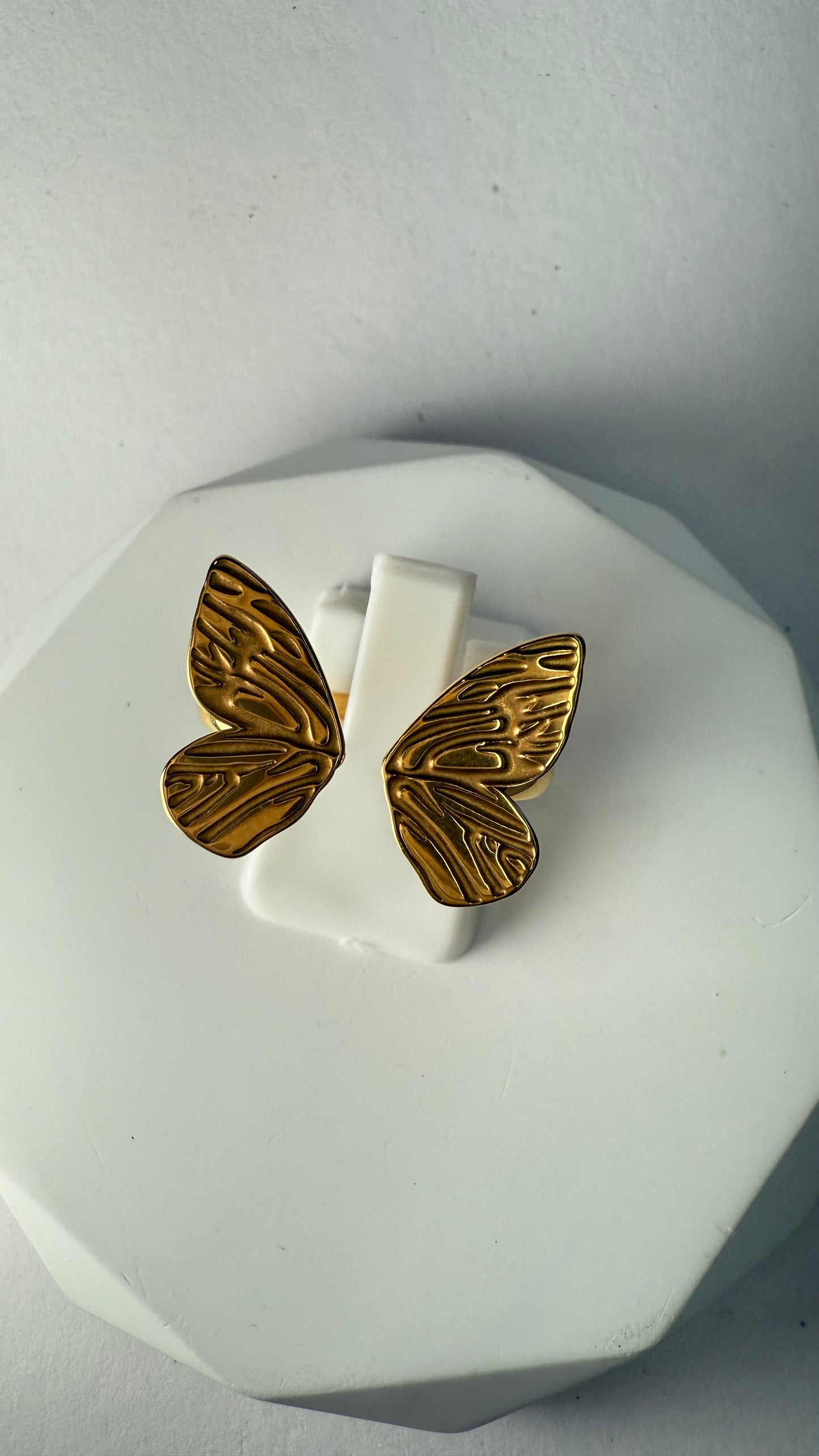 Butterfly Steel Ring- S30