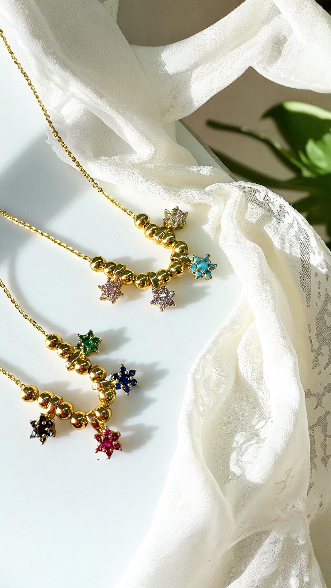 Flowers Necklace- G10