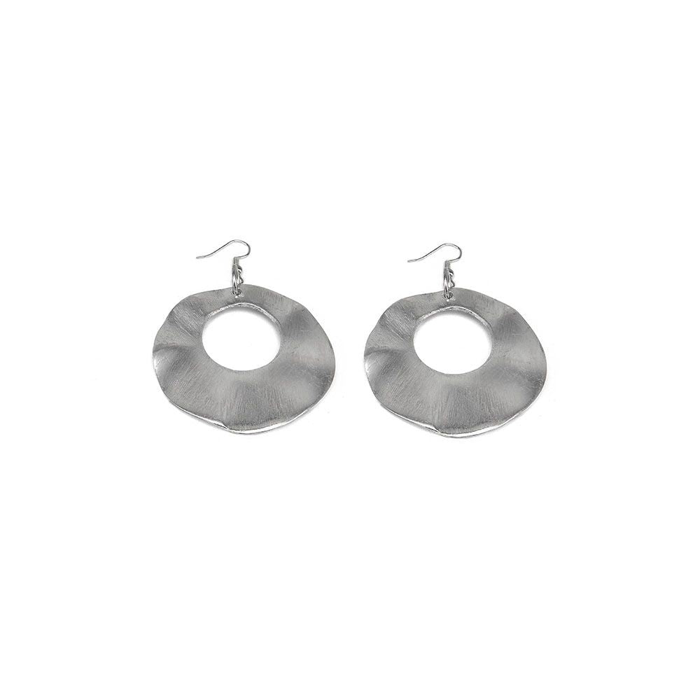 Round Aluminium Earrings - A246
