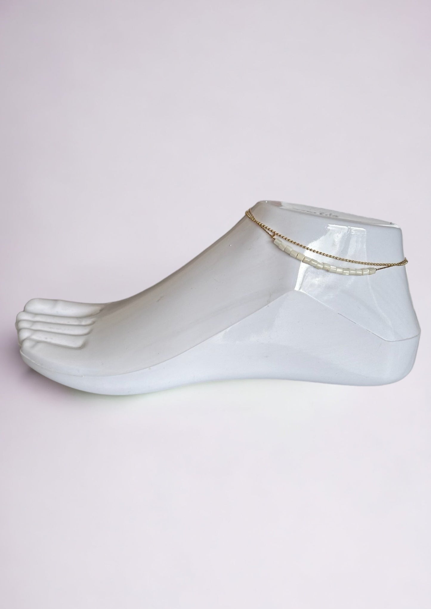 Layers Beads Anklet- S1637