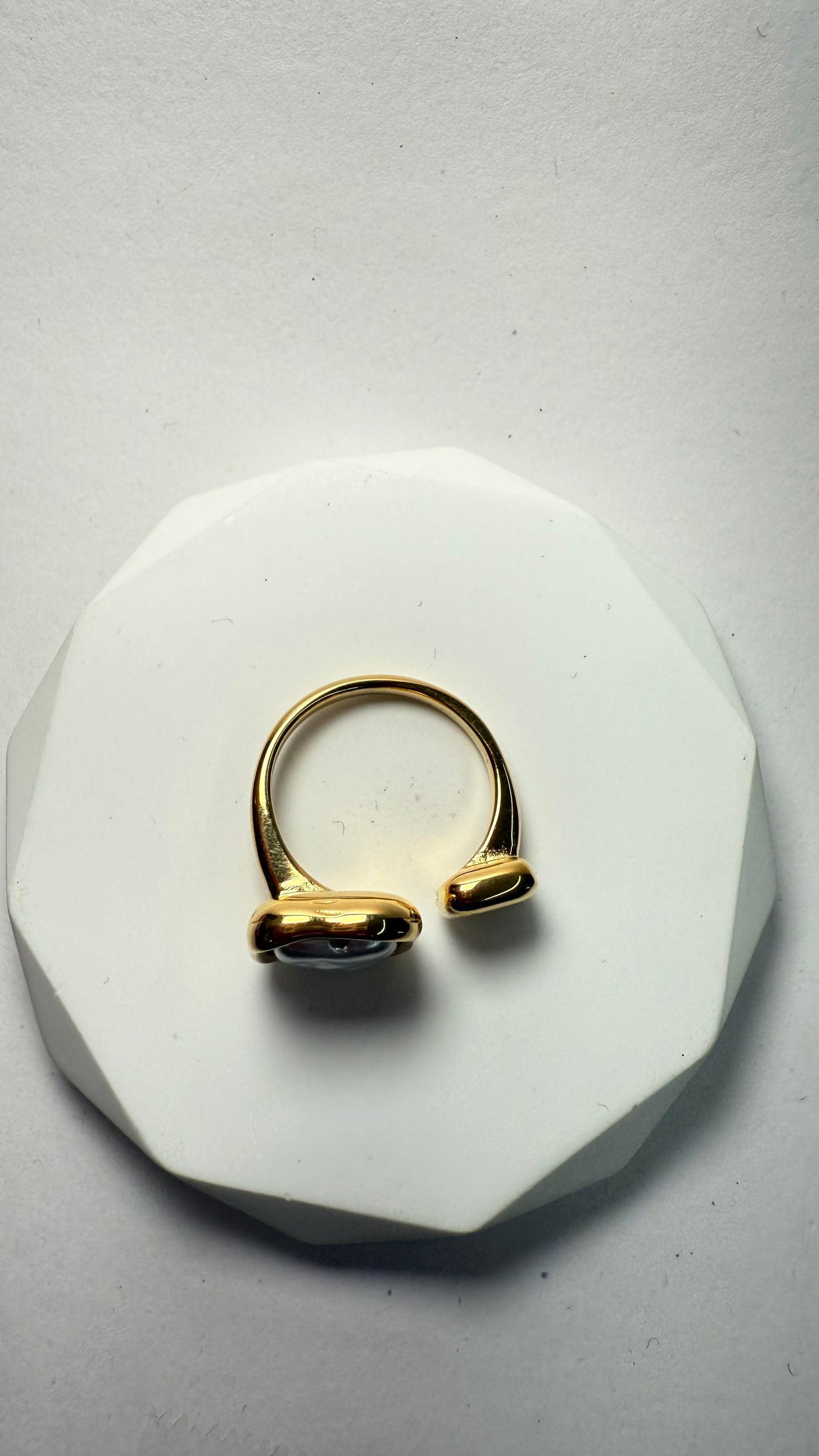 Square Pearl Ring- S220