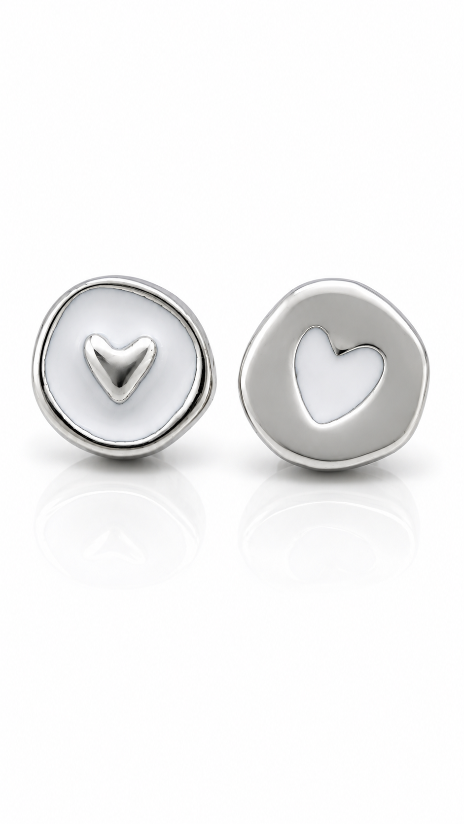 Hearts Stud Earrings - L21