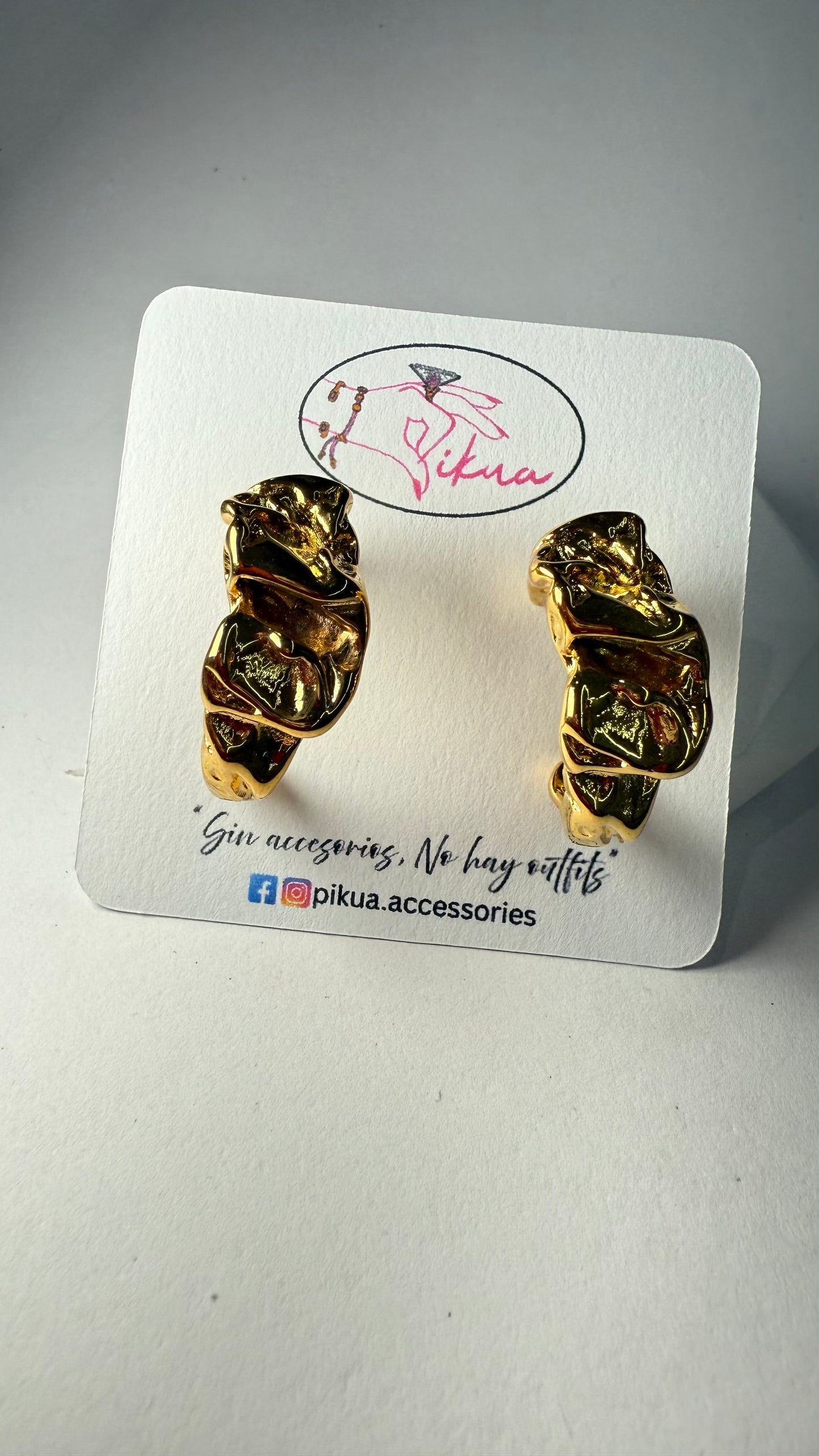 Irregular Hoops Earrings- S850