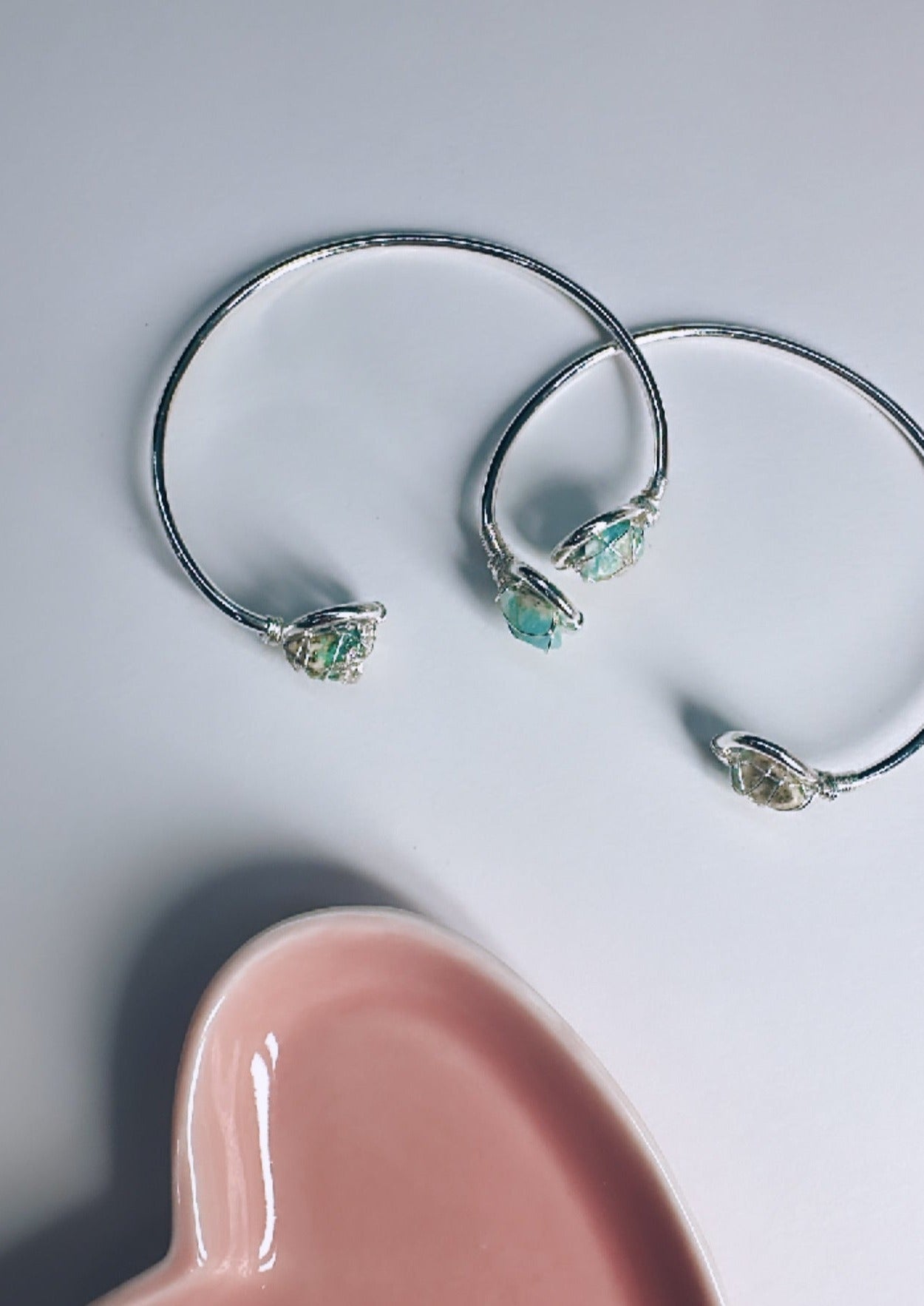 Emerald Steel Bracelet- S76