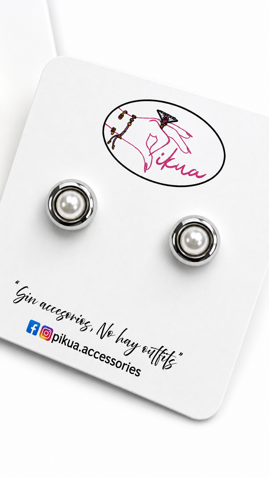 Elegant pearl Stud- S44