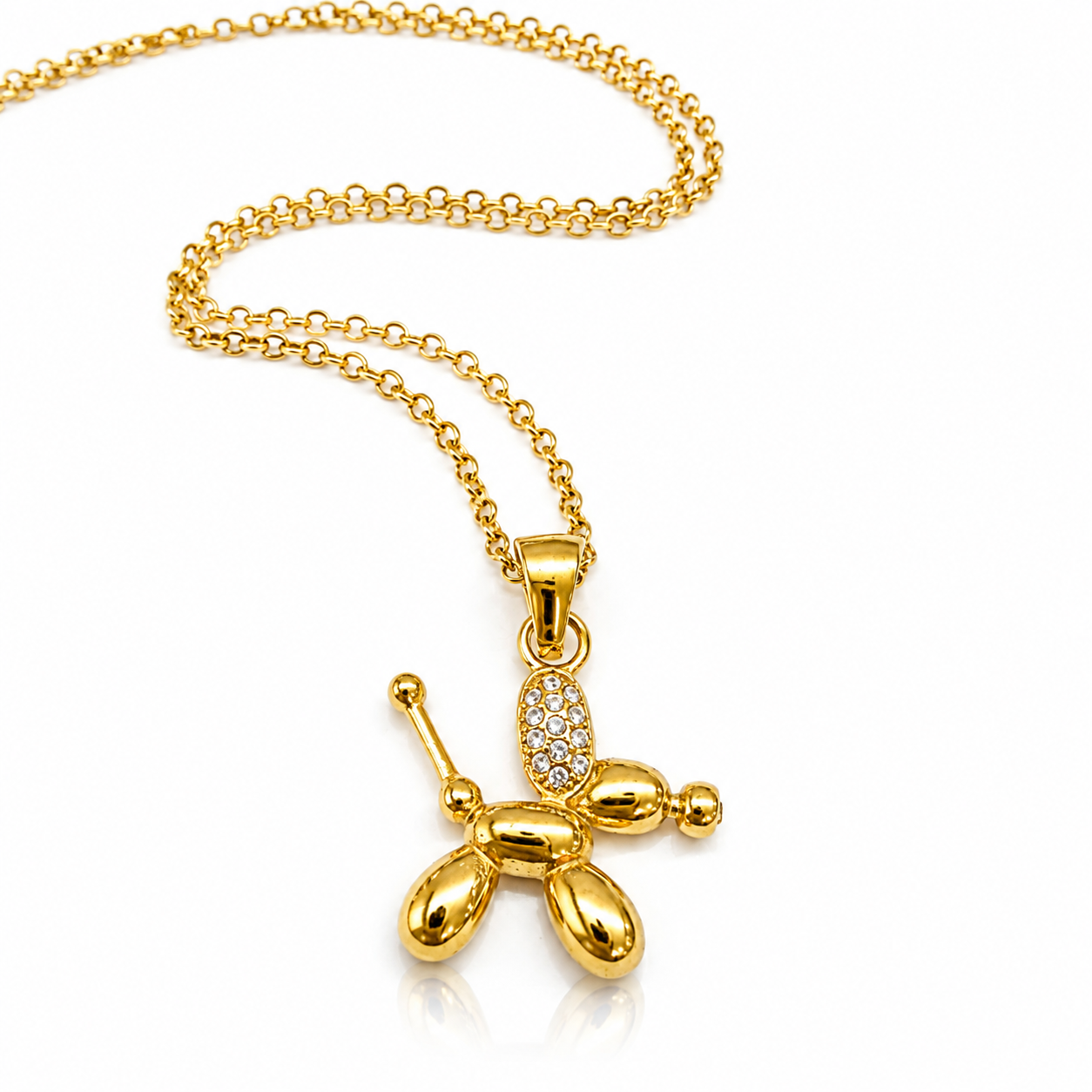 Poodle Steel Necklace- S21