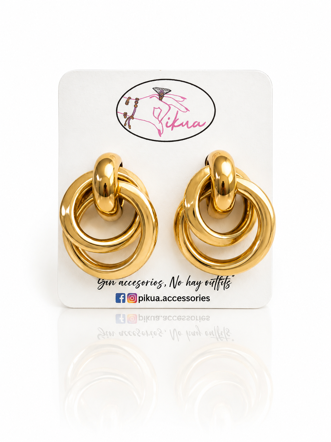 Steel Earrings- S413