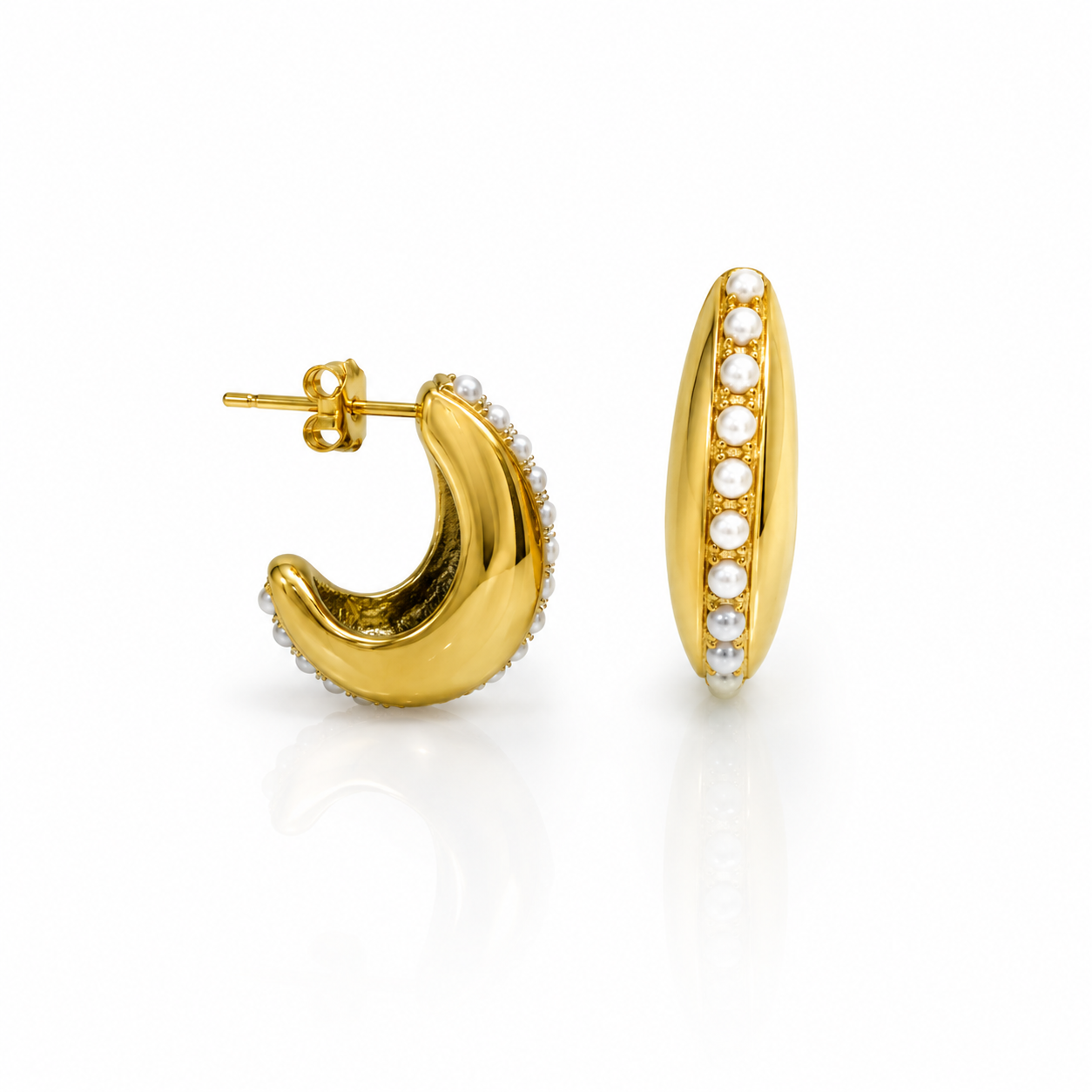 Eleganza Hoops Earrings- S156