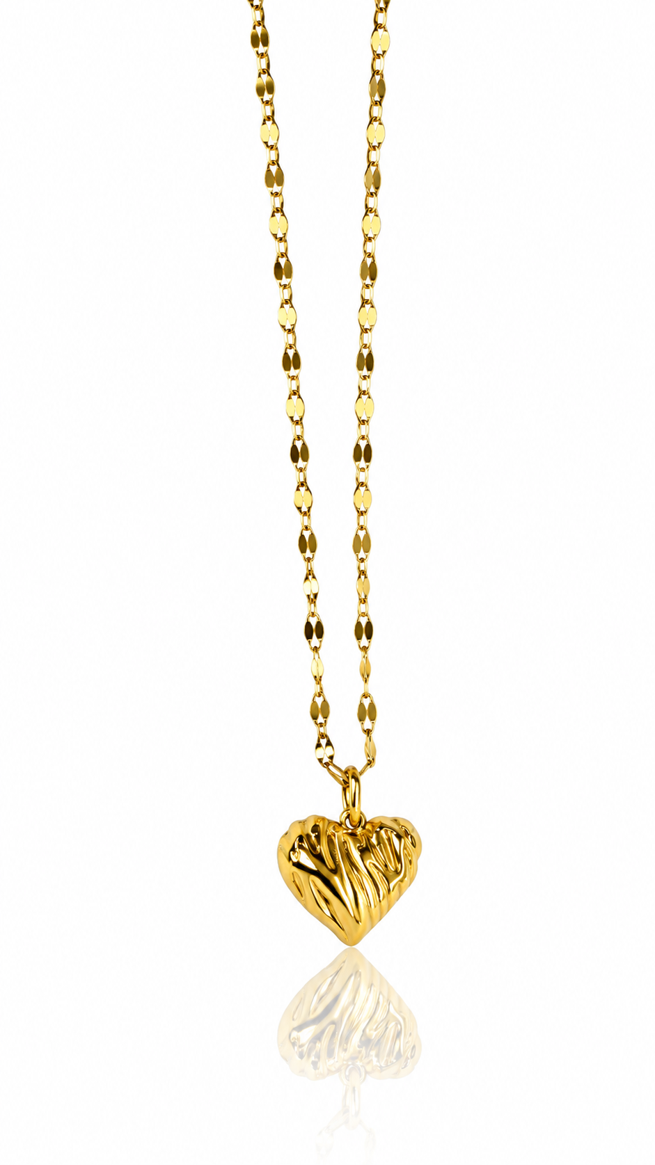 Heart Steel Necklace- S45