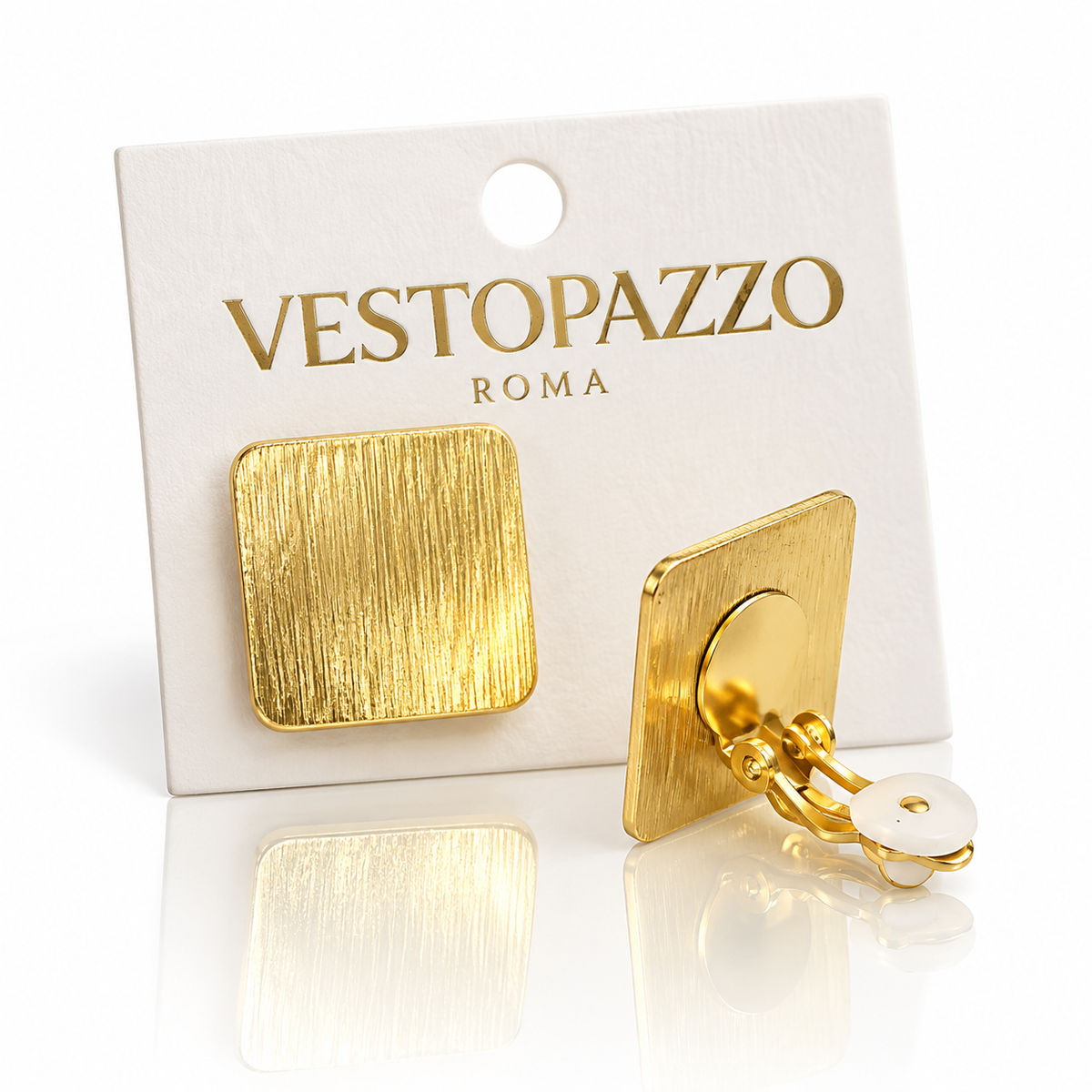 Square Brass Clips- B72
