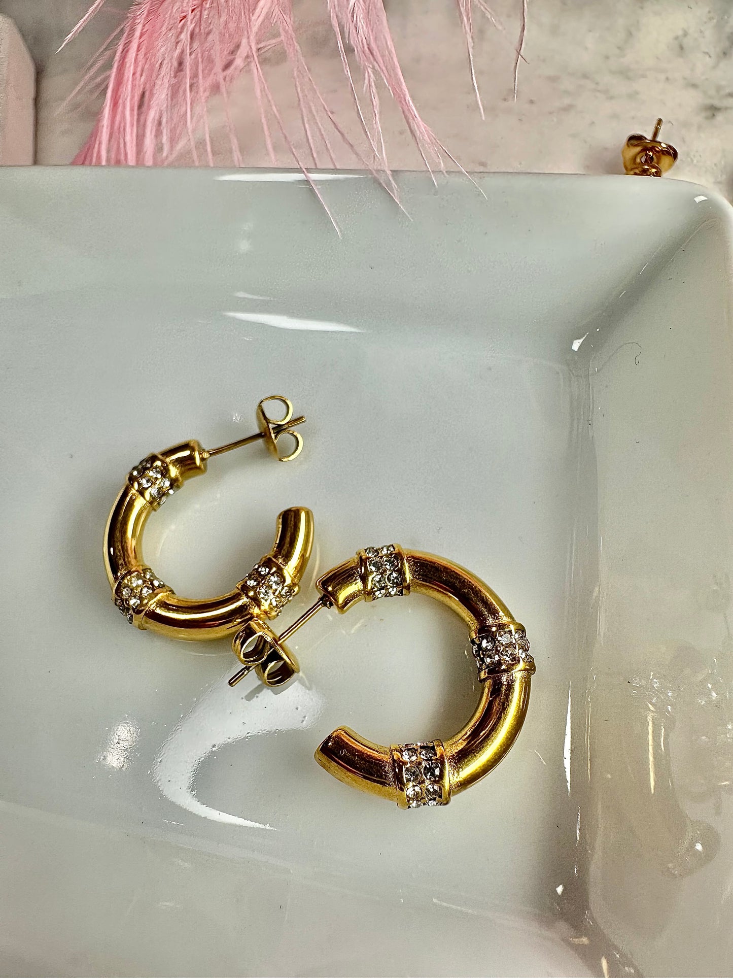 Unique Hoops Earrings- S223