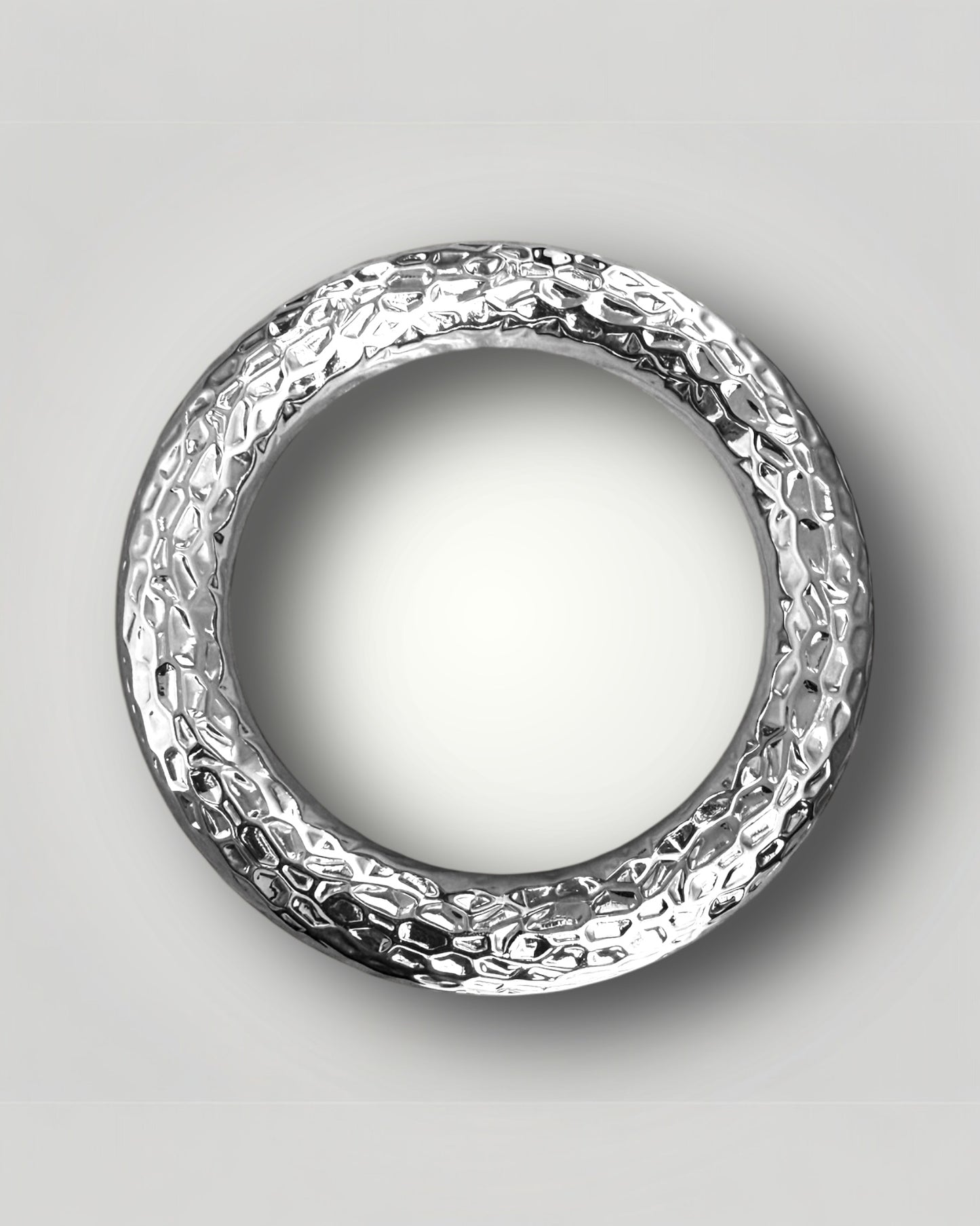 Texture Steel Bangle- S527