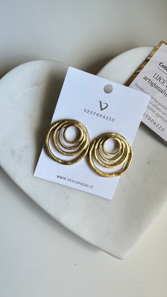 Multi Circle Stud Earrings- B35