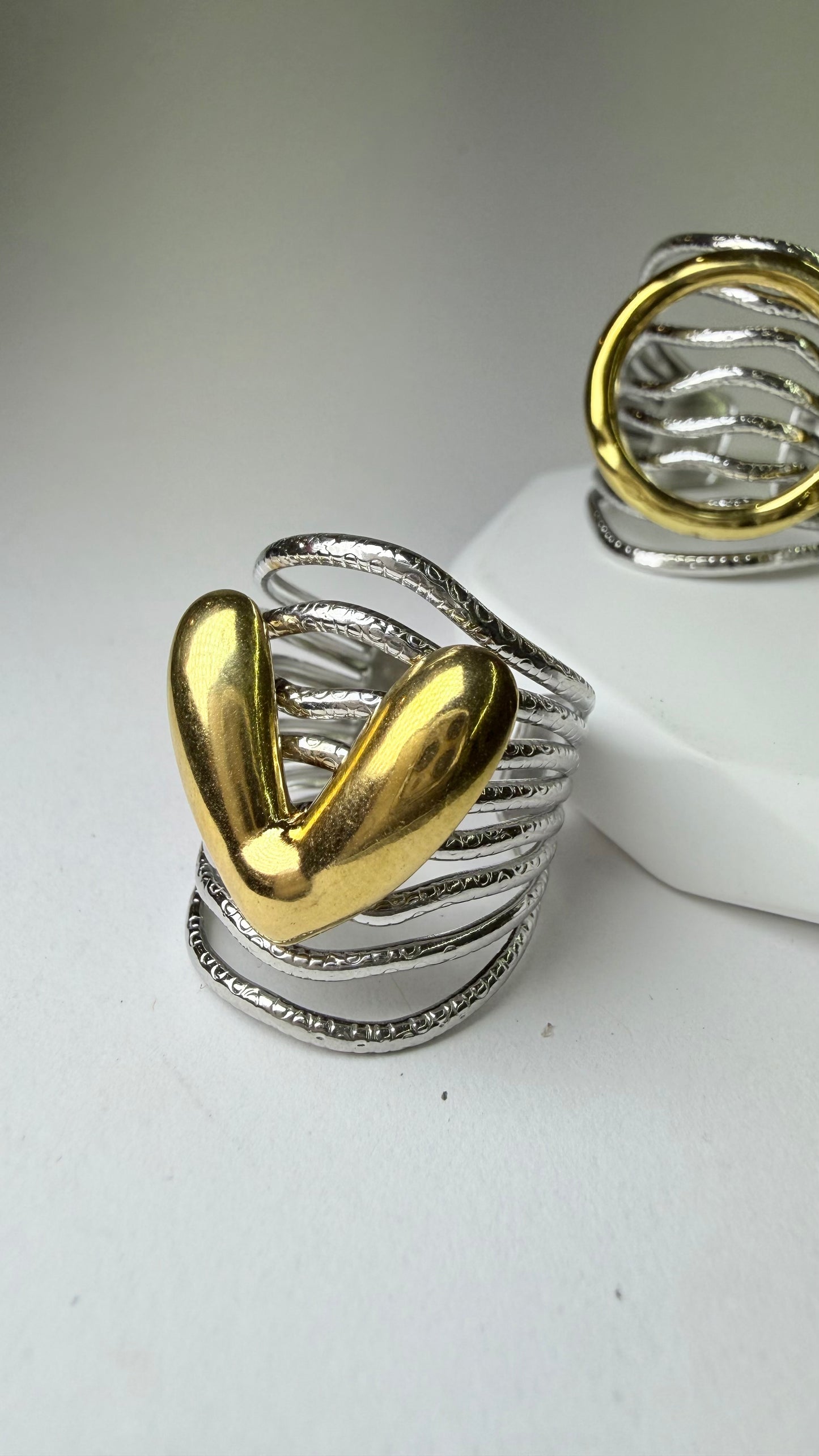 Mix Adjustable Ring- S441
