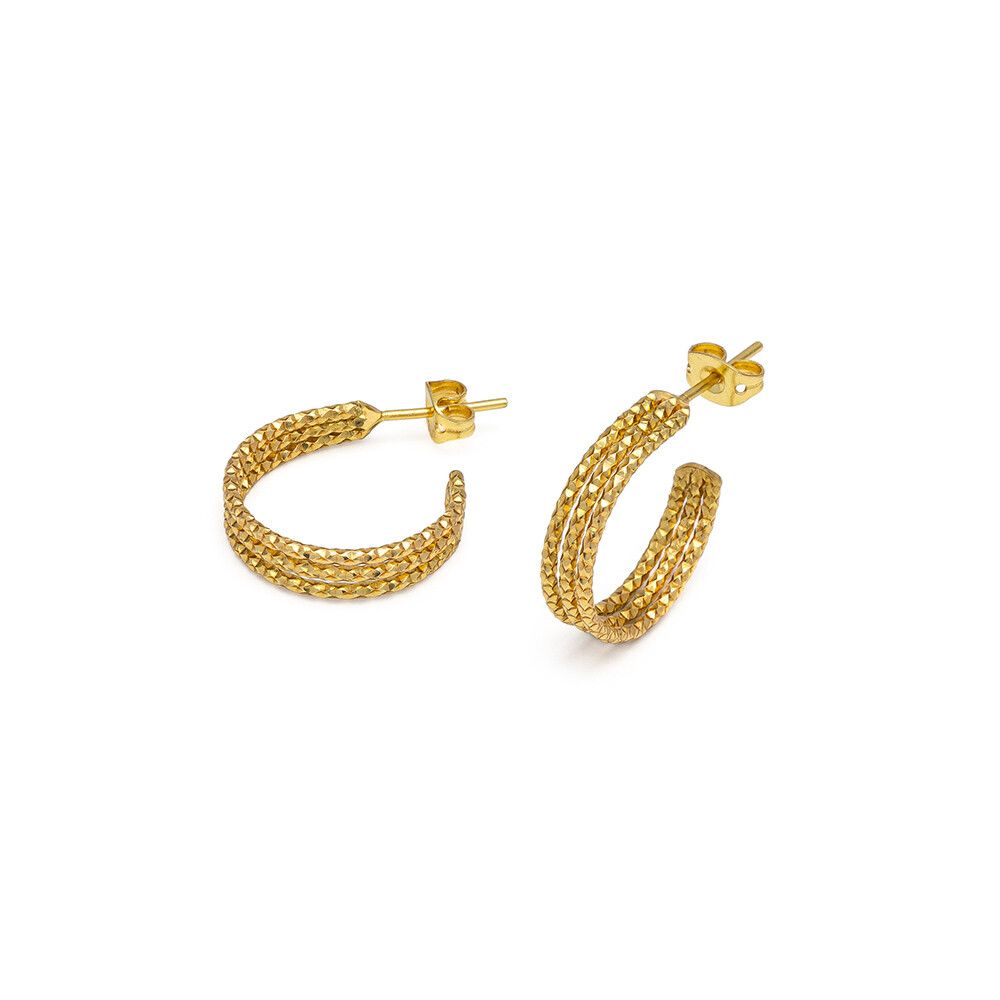 3 in 1 Hoops Earrings- B73