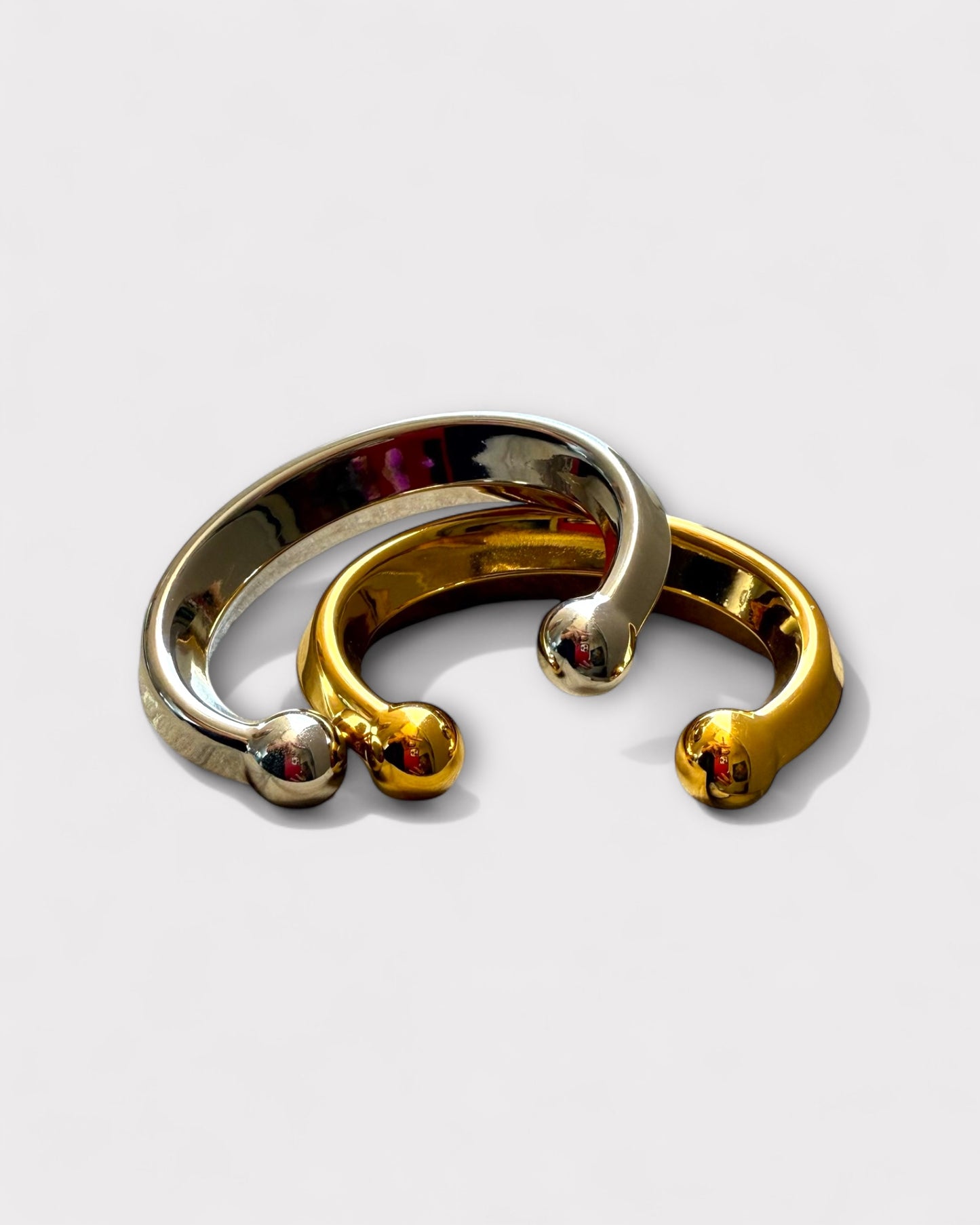 Extra Chunky Steel Bangle- S525