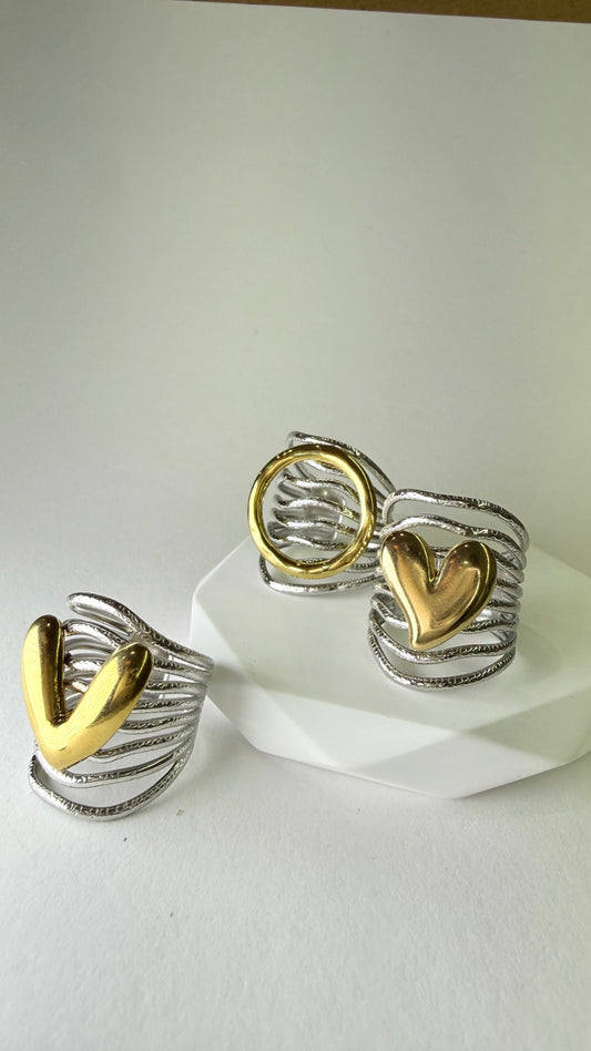 Mix Adjustable Ring- S441