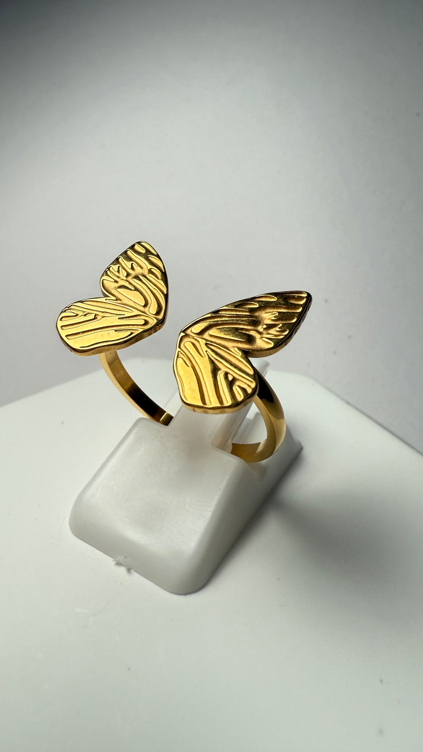 Butterfly Steel Ring- S30