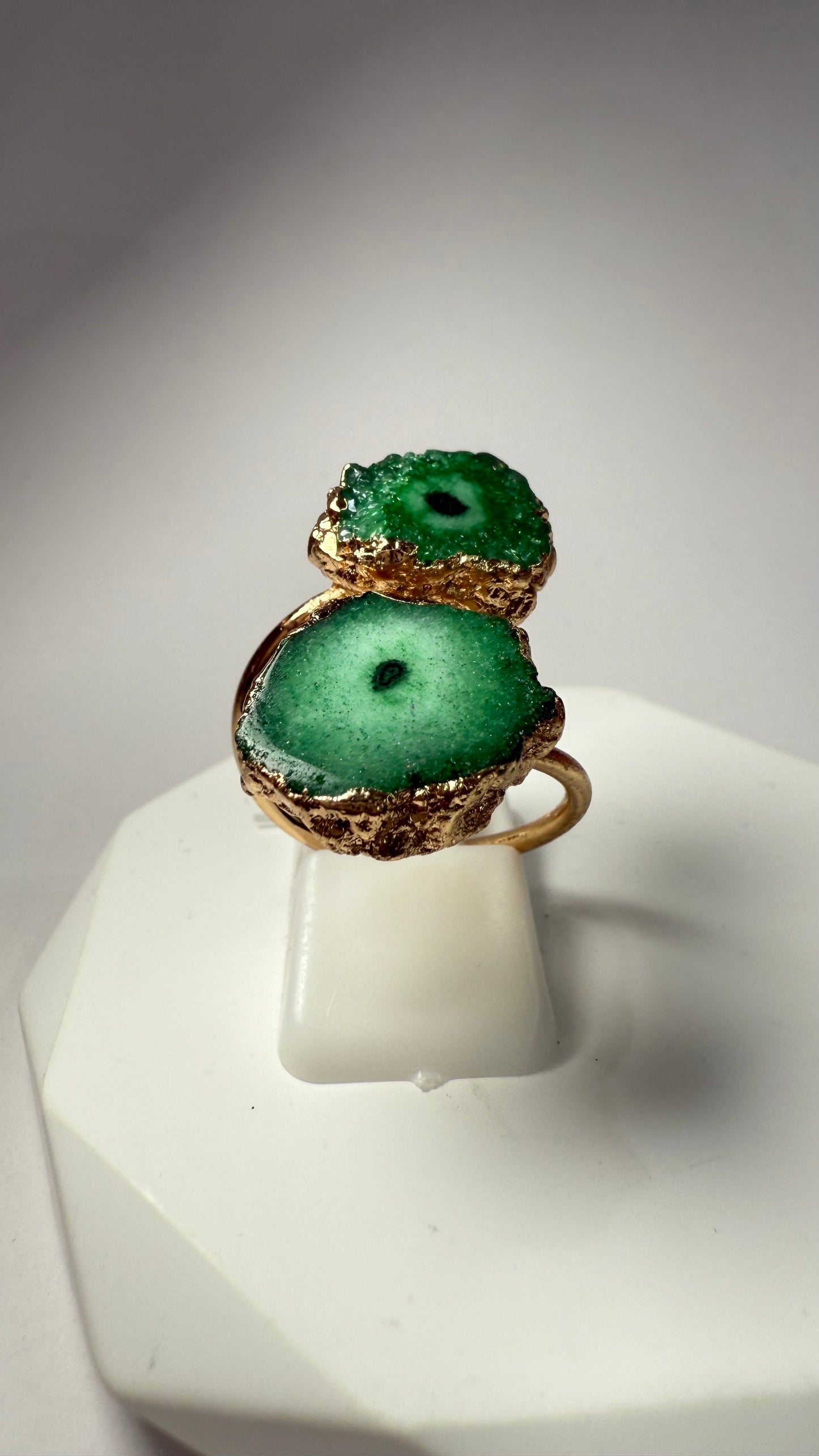 Double Quartz Rings- T10