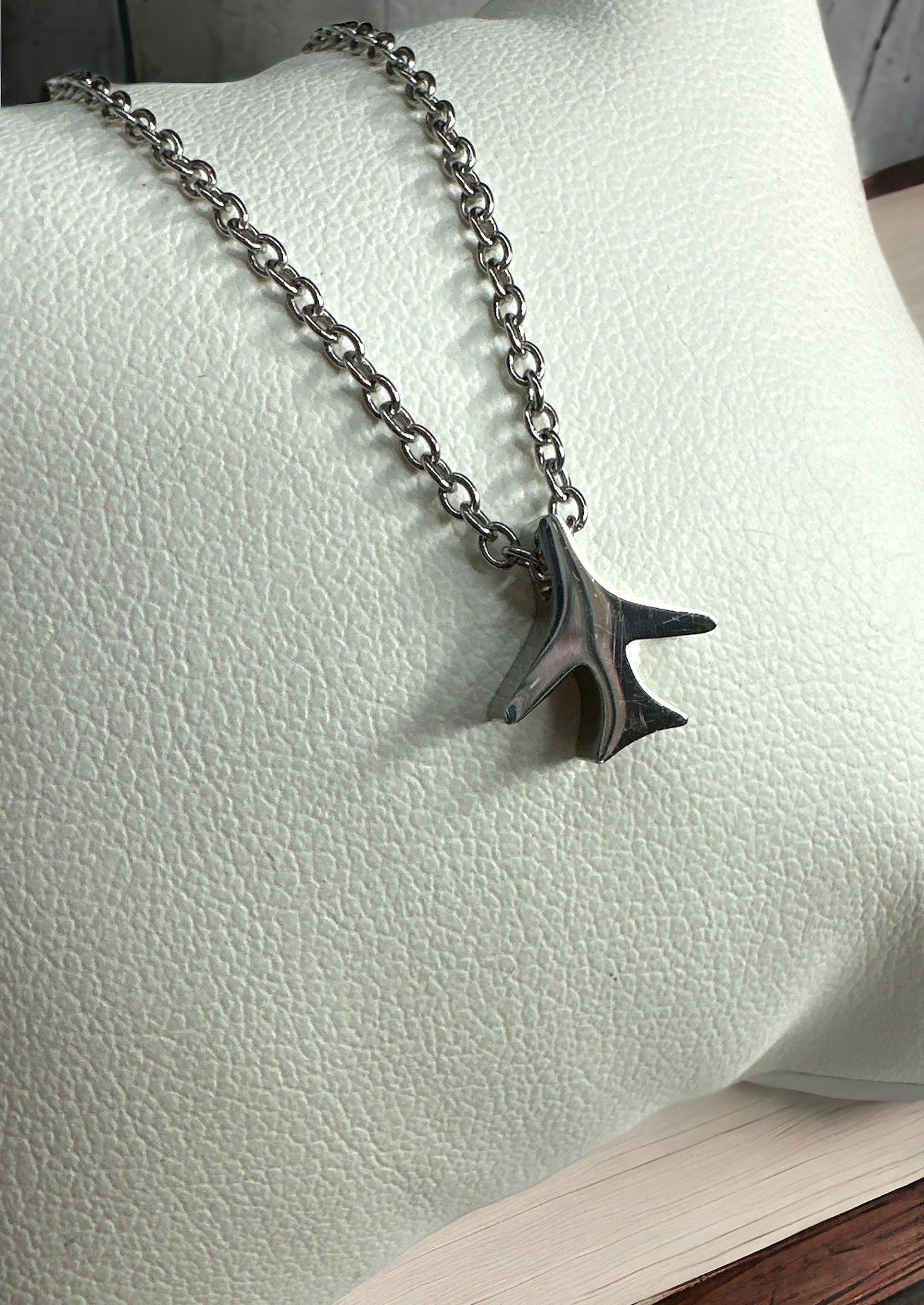 Airplane Steel Necklace- S1614