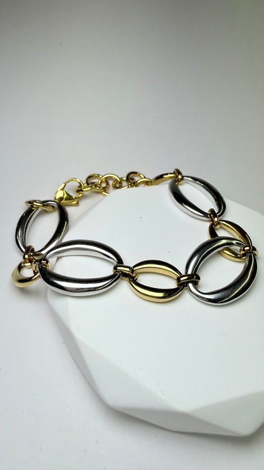 Two Tones Steel Bracelet