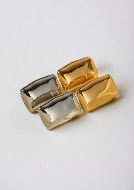 Jessy Steel Earrings- S151