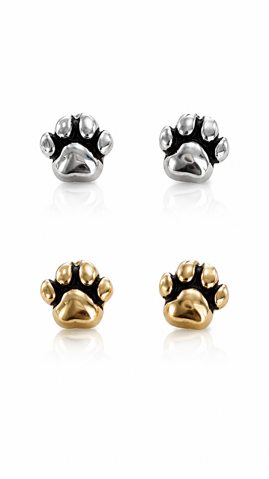 Paw Stud Earrings- L566