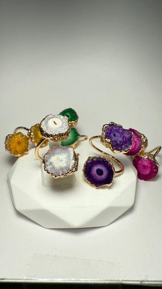 Double Quartz Rings- T10