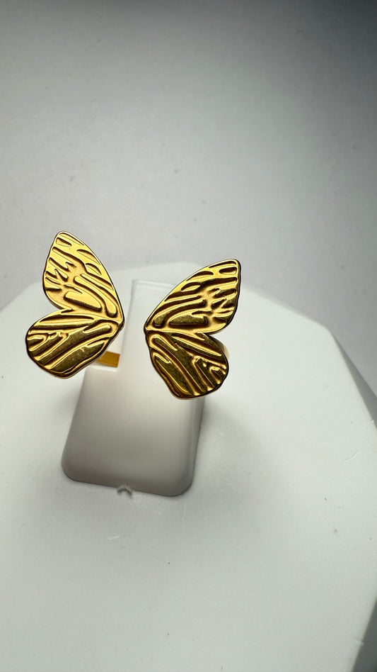 Butterfly Steel Ring- S30