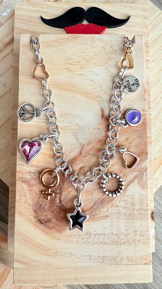 Mix & Match Charms Necklace- L79