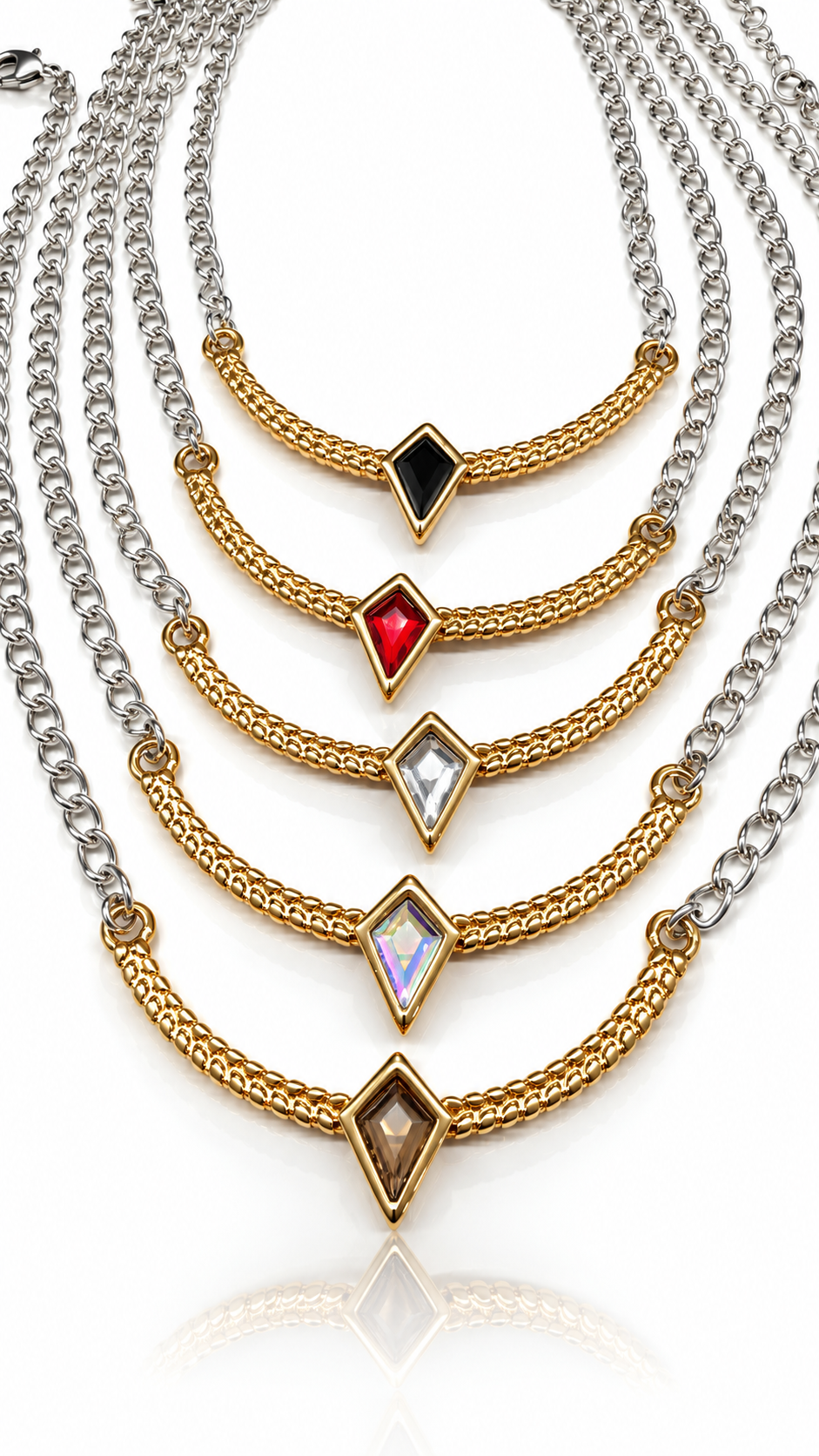 Savage 2tones Necklace- P54
