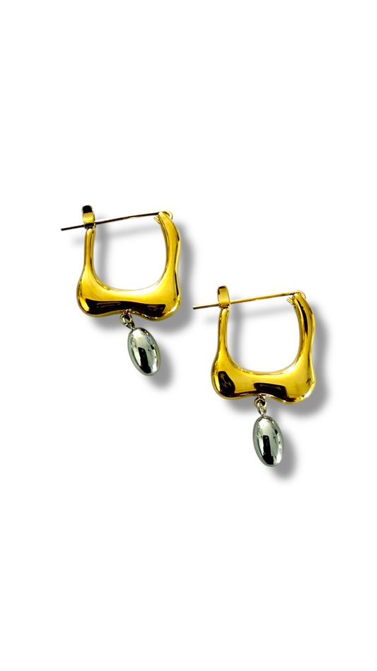 Teardrops Hoops Earrings- S455