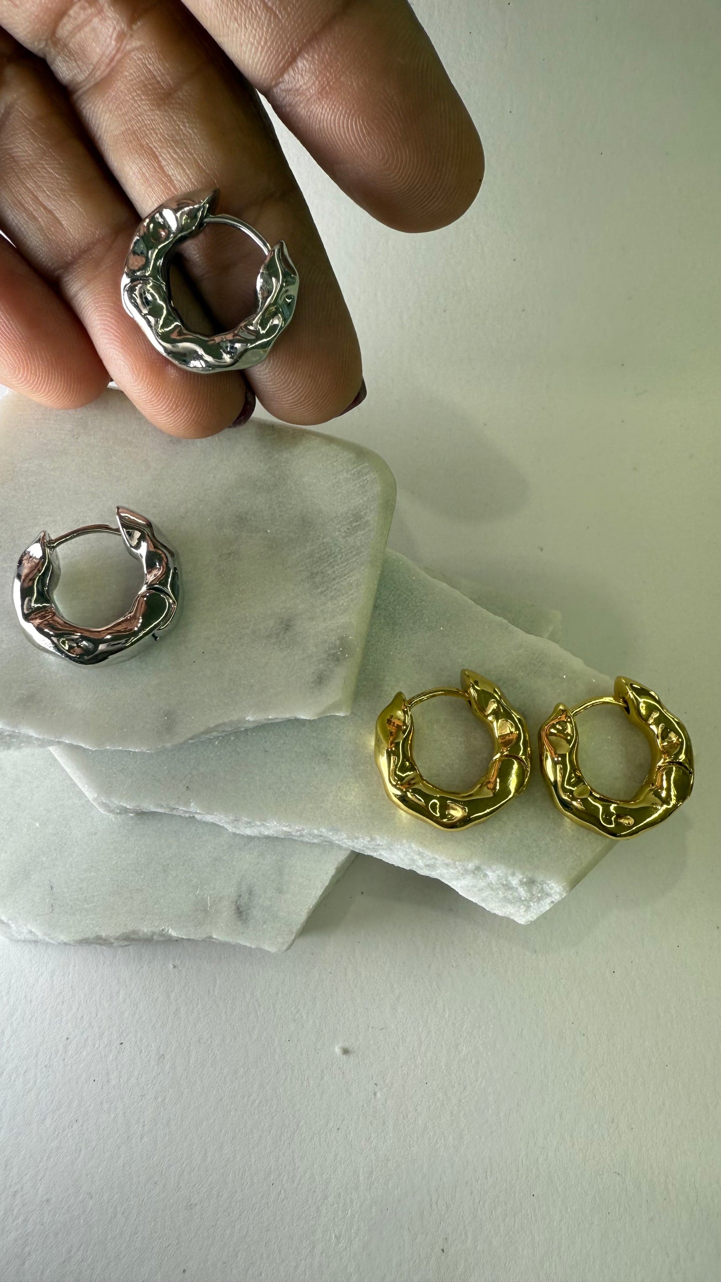 Irregular Small Hoops- S127