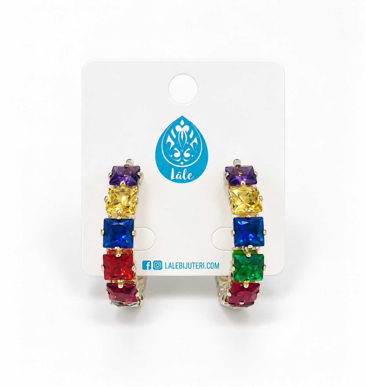 Glam Hoops Earrings -T22