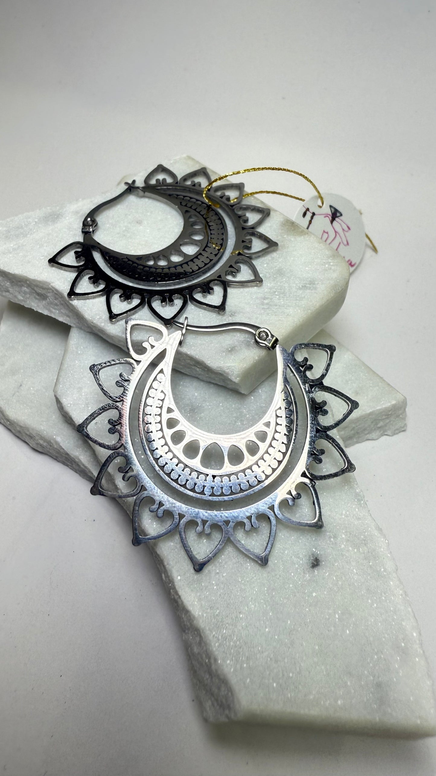 Tribal Hoops Earrings- S123