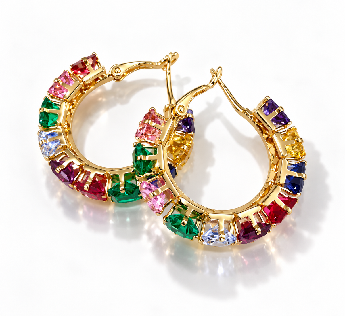Glam Hoops Earrings -T22