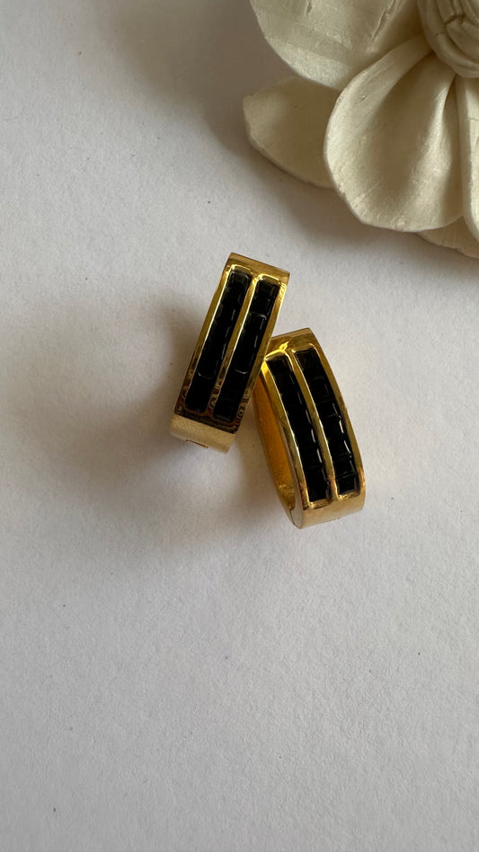 Black Steel Hoops-S00311