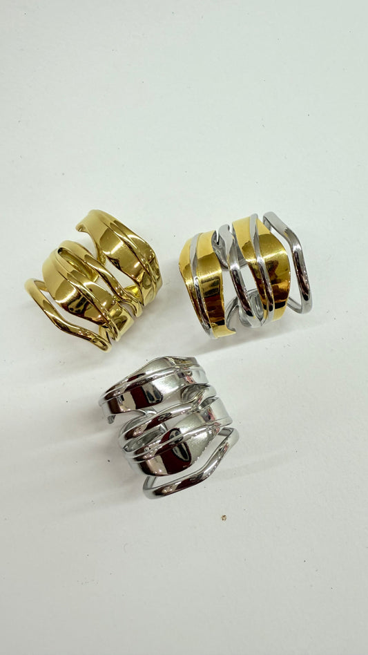 Organic Waves Ring -S34