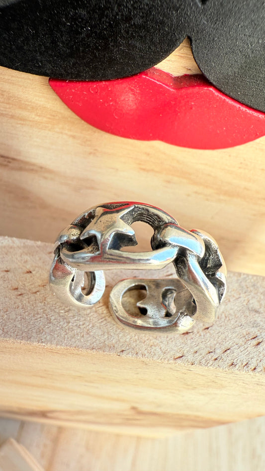 Solid Star Ring - L74