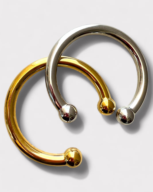 Chunky Steel Bangle-S524