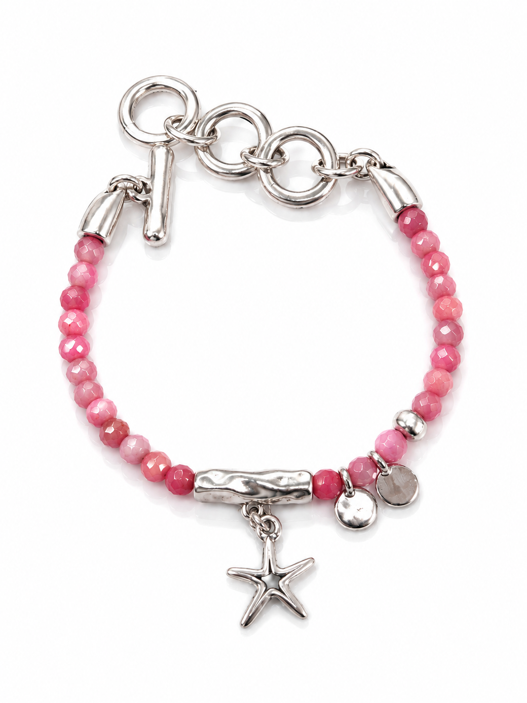 Pink Ágata Bracelet- P1