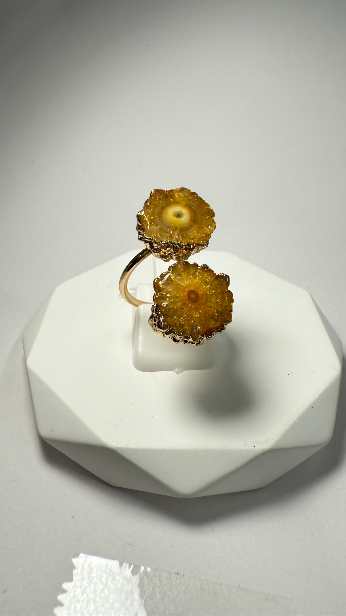 Double Quartz Rings- T10